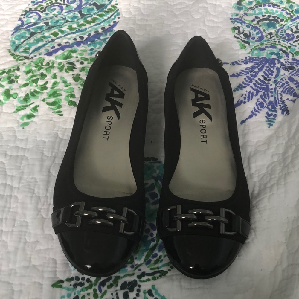 Anne Klein Sport Black Flats